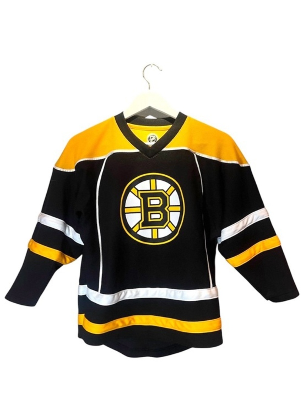 NHL Boston Bruins Jersey Top Shirt Boys Large 10-12 Adam Sandler Happy Gilmore